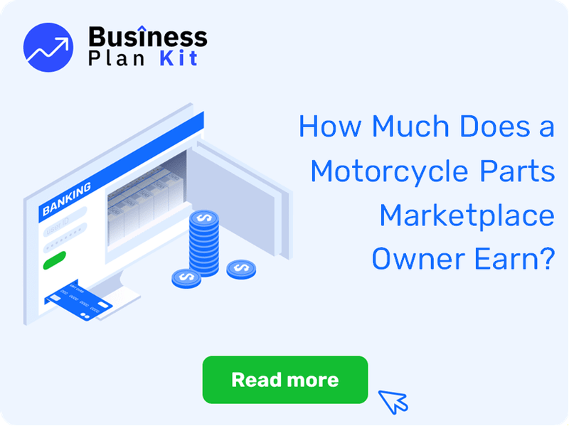How Much Does a Motorcycle Parts Marketplace Owner Earn?