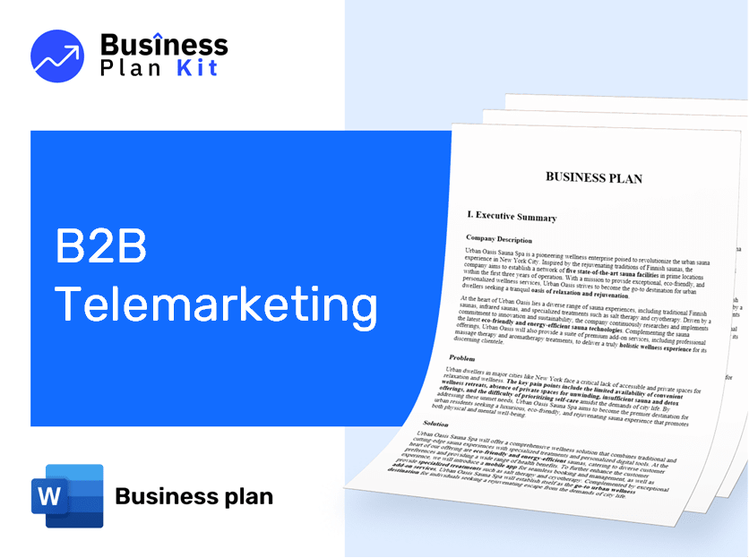B2B Telemarketing Business Plan Example