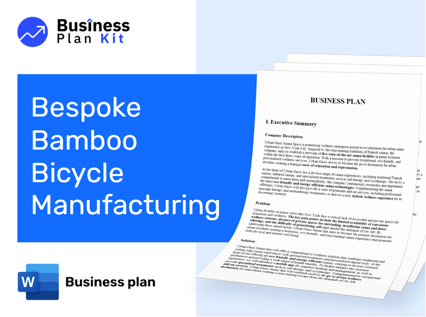 Bespoke Bamboo Bicycle Manufacturing Business Plan Example