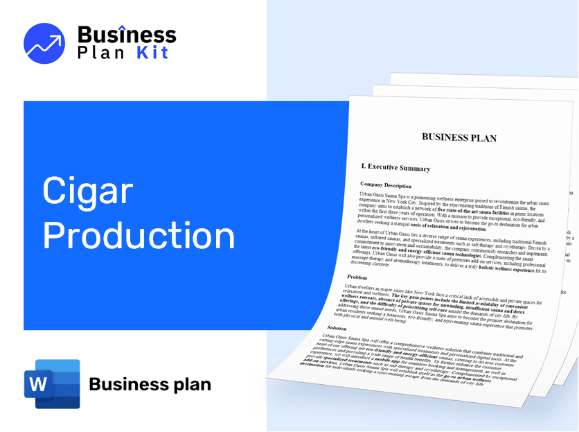 Cigar Production Business Plan Example