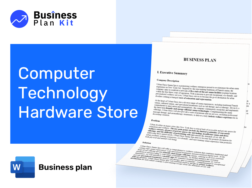 Computer Technology Hardware Store Business Plan Example