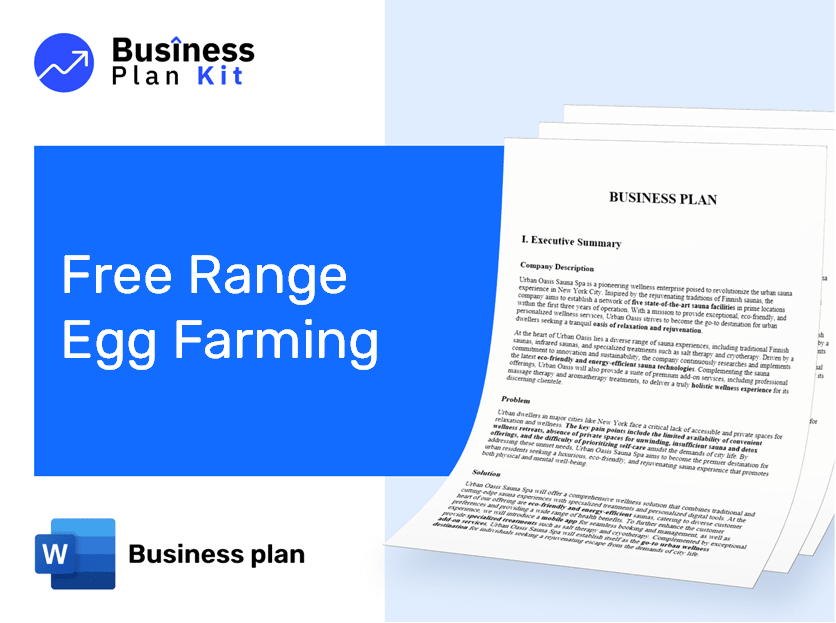 Free Range Egg Farming Business Plan Example