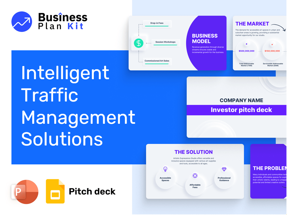 Intelligent Traffic Management Solutions Pitch Deck Example
