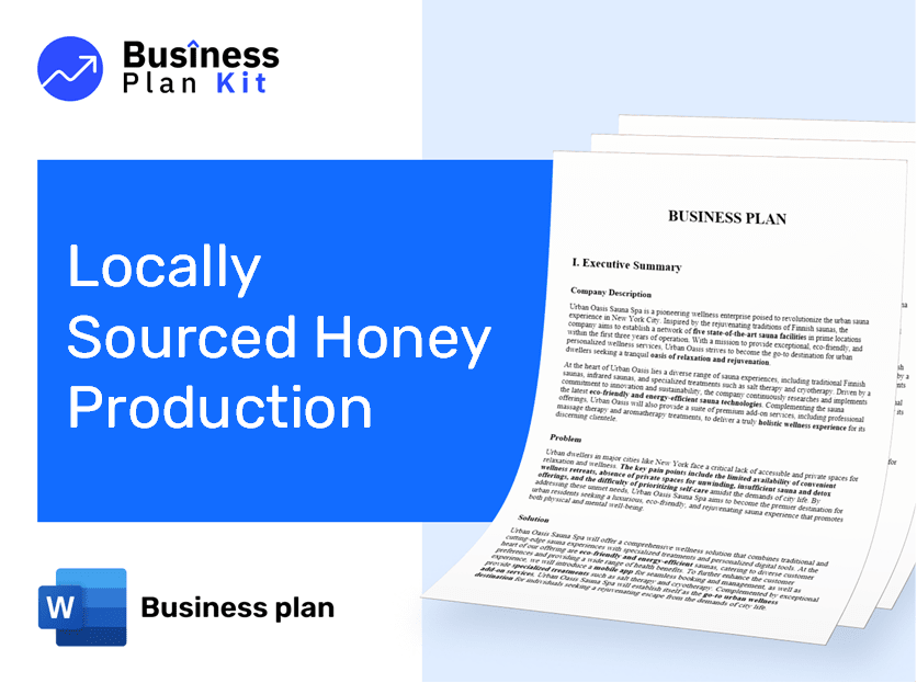 Locally Sourced Honey Production Business Plan Example