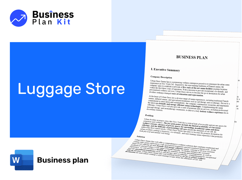 Luggage Store Business Plan Example