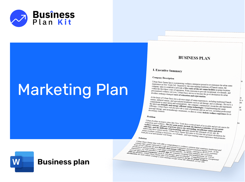 Marketing Plan Business Plan Example