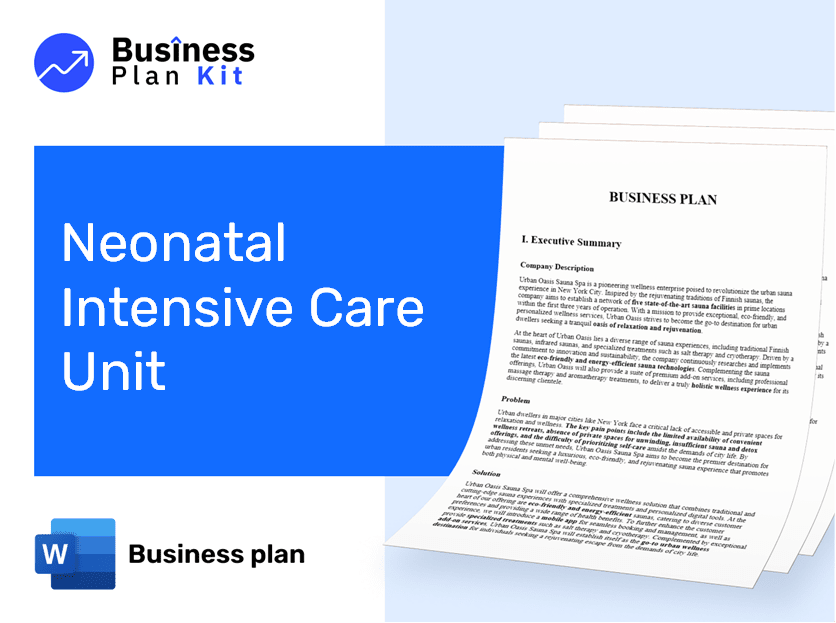 Neonatal Intensive Care Unit Business Plan Example