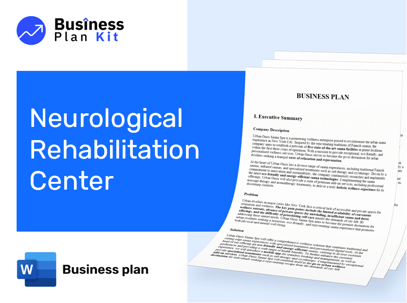 Neurological Rehabilitation Center Business Plan Example