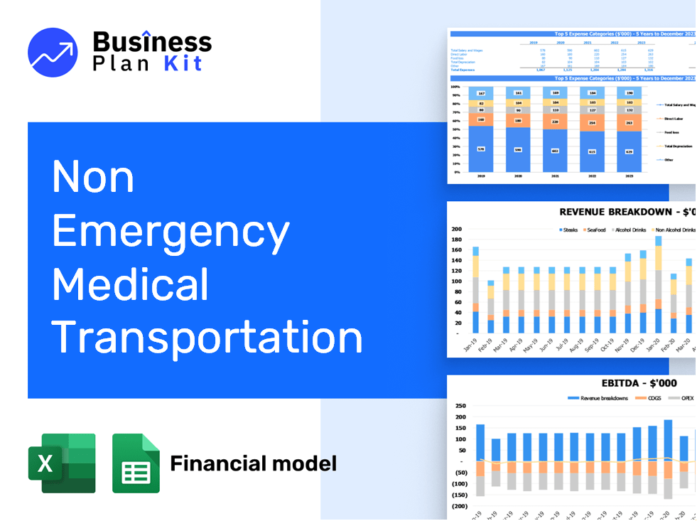 Non Emergency Medical Transportation Financial Model Example