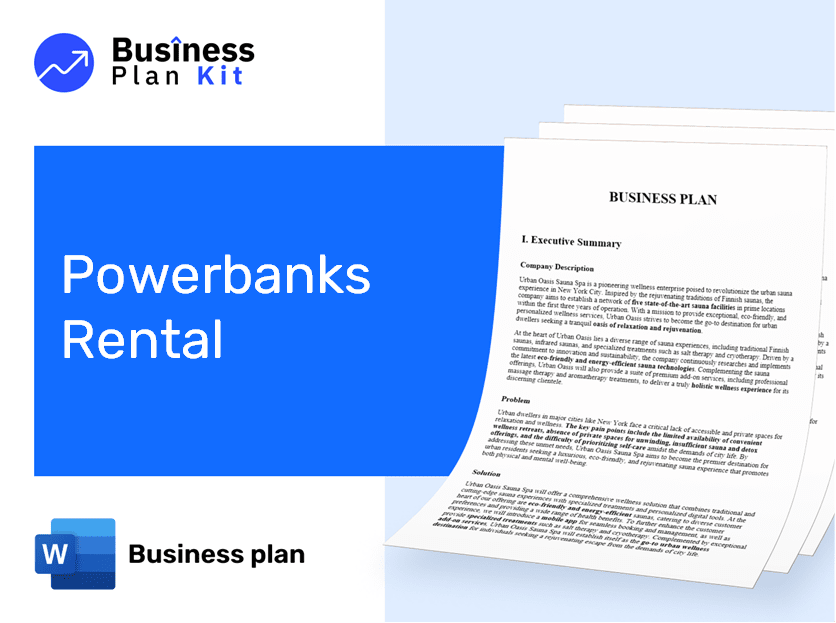 Powerbanks Rental Business Plan Example