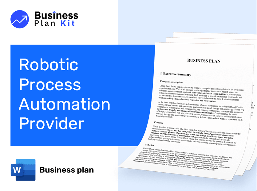 Robotic Process Automation Provider Business Plan Example