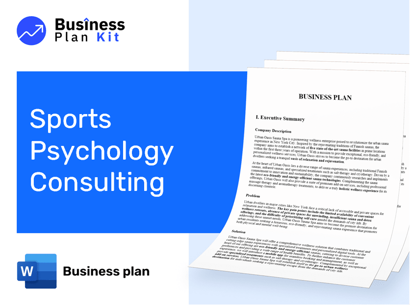 Sports Psychology Consulting Business Plan Example