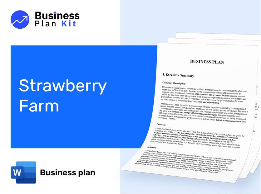 Strawberry Farm Business Plan Example