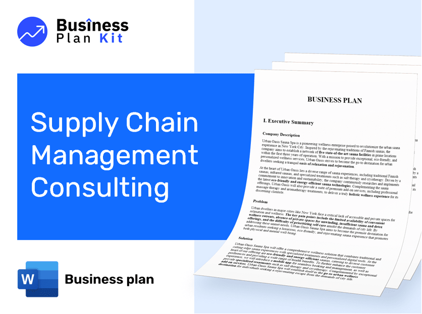 Supply Chain Management Consulting Business Plan Example