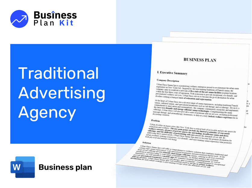 Traditional Advertising Agency Business Plan Example
