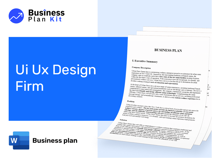 Ui Ux Design Firm Business Plan Example