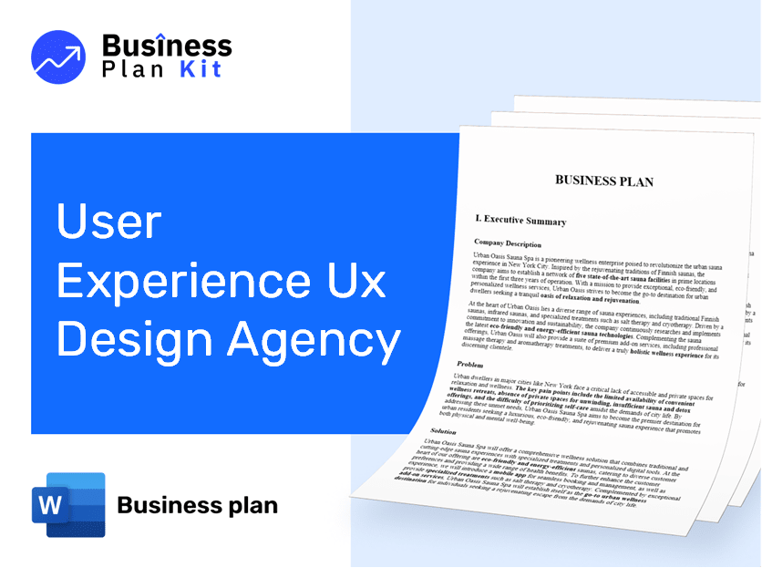 User Experience Ux Design Agency Business Plan Example