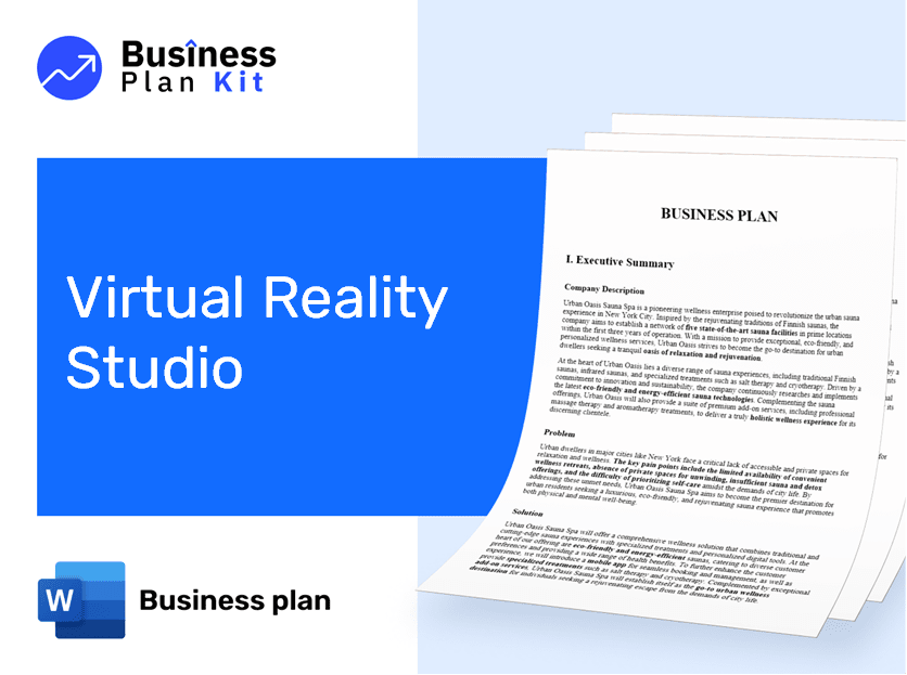 Virtual Reality Studio Business Plan Example