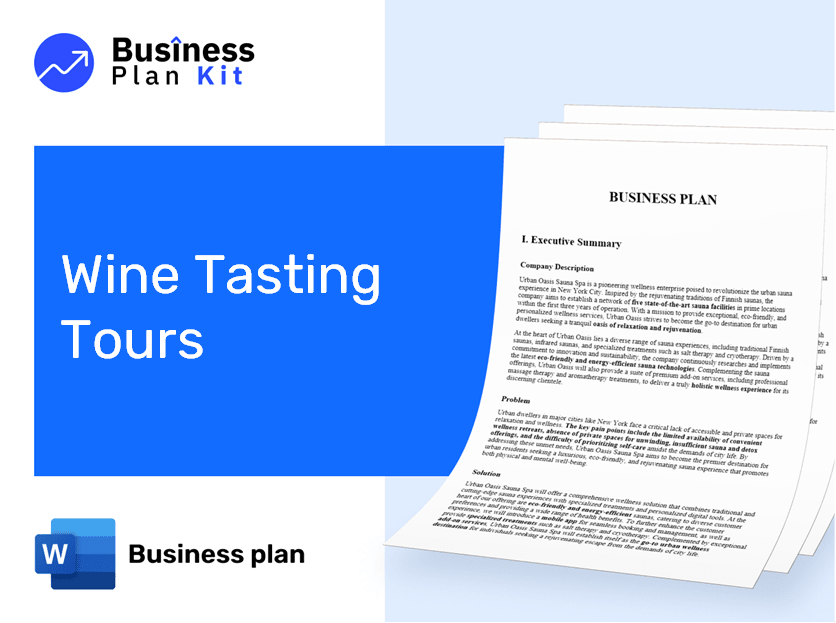 Wine Tasting Tours Business Plan Example