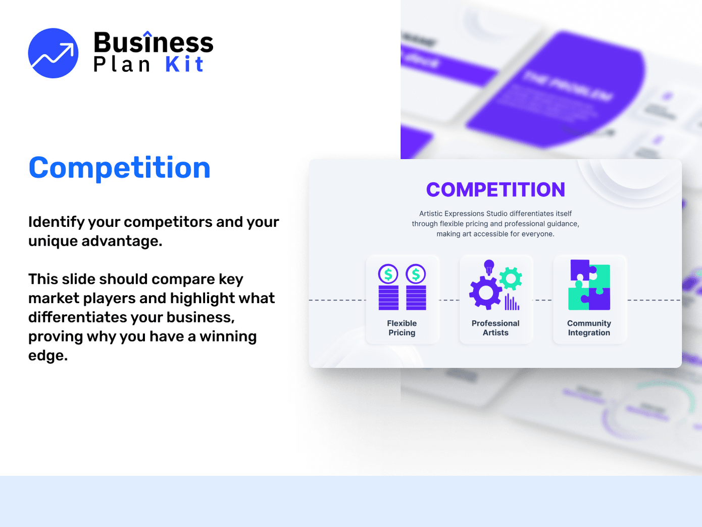 Local Organic Honey Production Pitch Deck Example: Competition