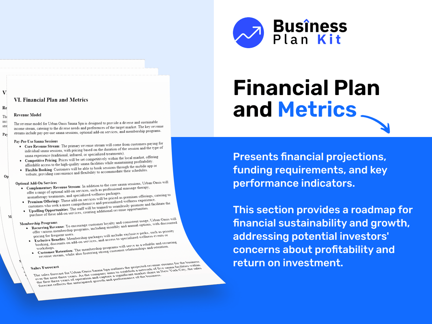 Wholesale Business Plan Example: Financial Plan And Metrics Financial Plan and Metrics