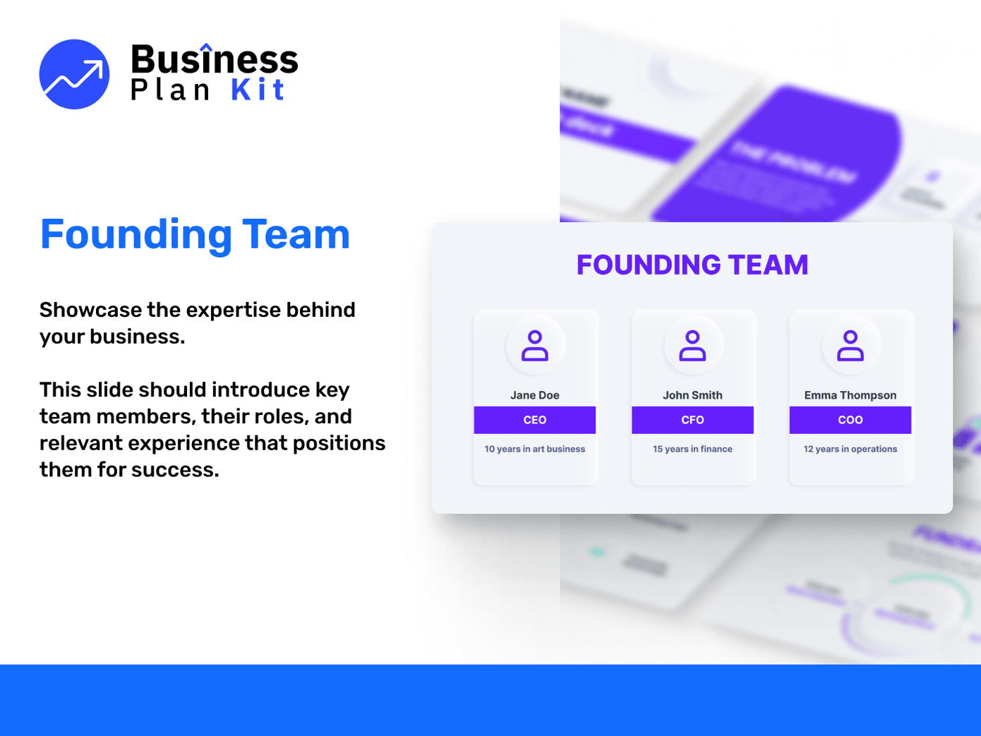 Eyelash Extension Pitch Deck Example: Team