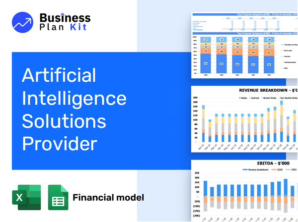 Artificial Intelligence Solutions Provider Financial Model Example