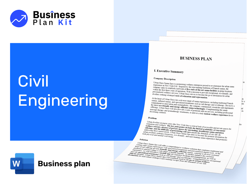 Civil Engineering Business Plan – Businessplankit.com