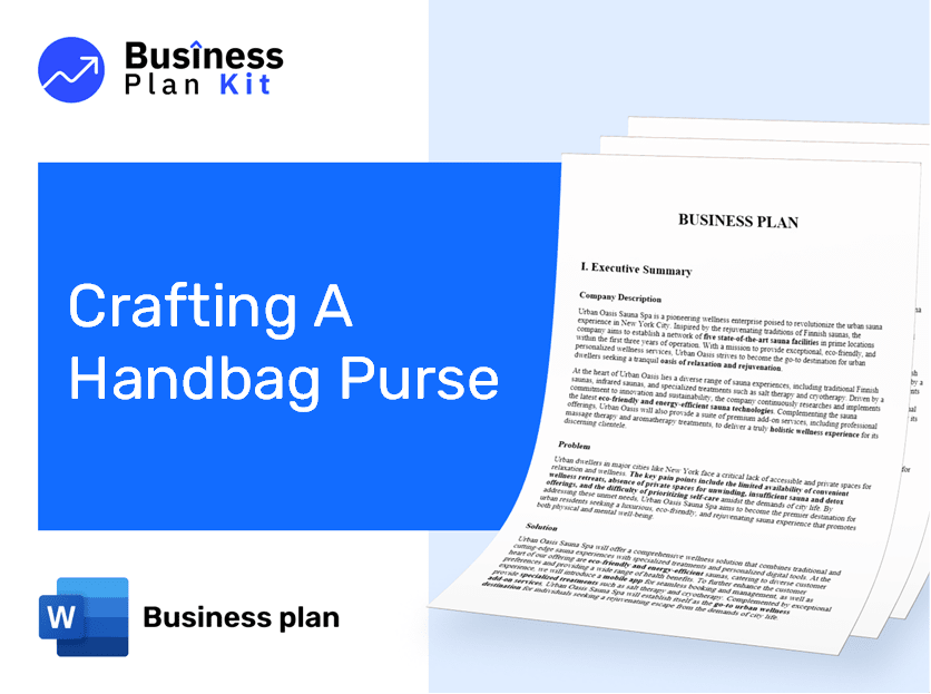 Crafting A Handbag Purse Business Plan Example
