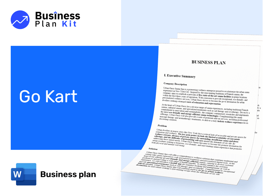 Go Kart Business Plan Example