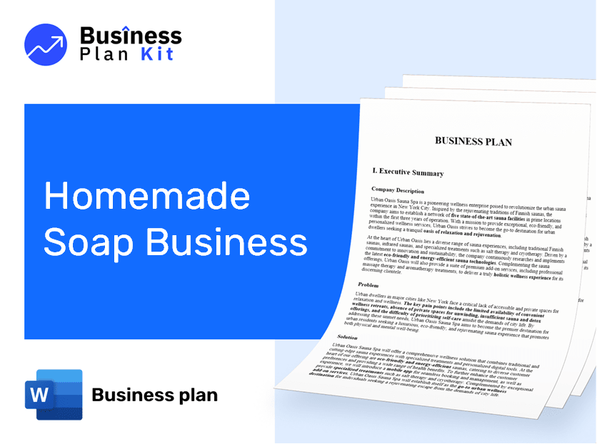 Homemade Soap Business Business Plan Example