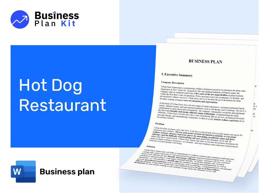 Hot Dog Restaurant Business Plan Example