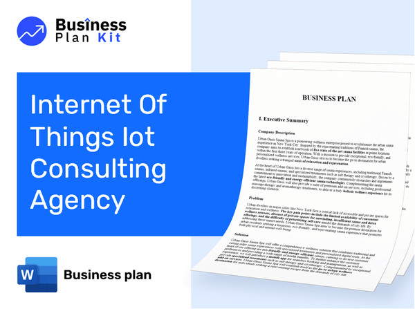 Internet Of Things Iot Consulting Agency Business Plan Example