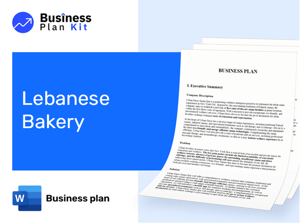 Lebanese Bakery Business Plan Example