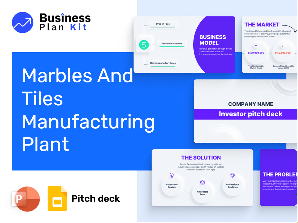 Marbles And Tiles Manufacturing Plant Pitch Deck Example