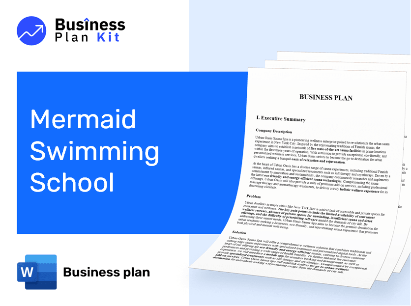 Mermaid Swimming School Business Plan Example