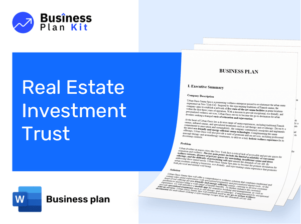 Real Estate Investment Trust Business Plan Example