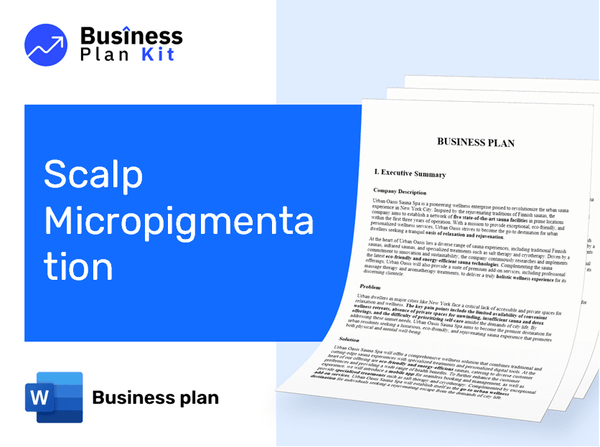 Scalp Micropigmentation Business Plan Example