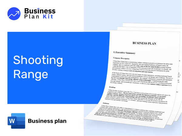 Shooting Range Business Plan Example