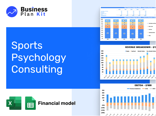 Sports Psychology Consulting Financial Model Example