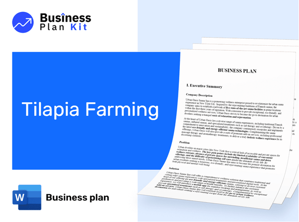 Tilapia Farming Business Plan Example