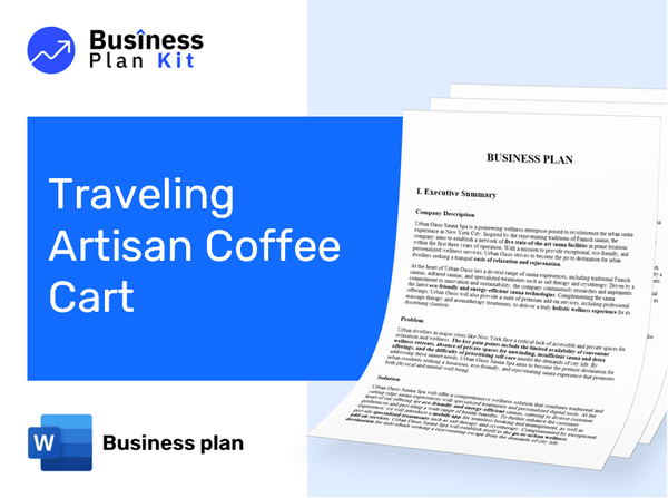 Traveling Artisan Coffee Cart Business Plan Example