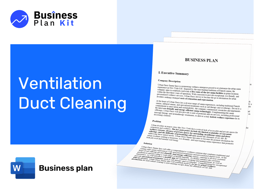 Ventilation Duct Cleaning Business Plan Example