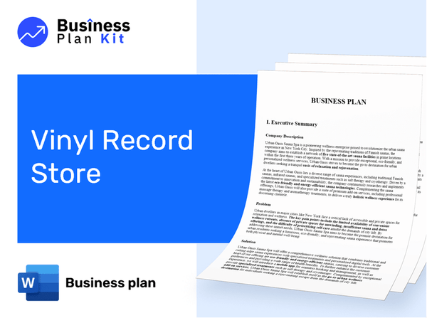 Vinyl Record Store Business Plan Example