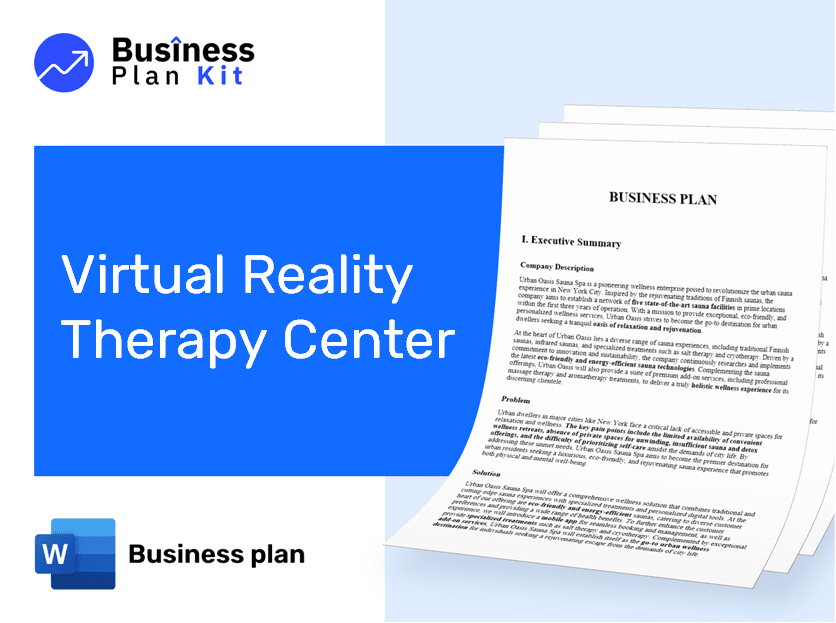 Virtual Reality Therapy Center Business Plan Example