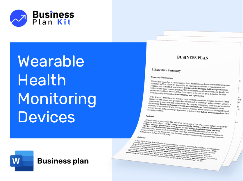 Wearable Health Monitoring Devices Business Plan Example